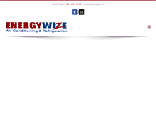 Tablet Screenshot of energywizeair.com